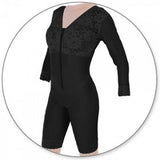 Mid Thigh Body Shaper with Sleeves - Contour MD Style 27S