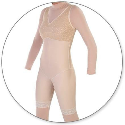 Mid Thigh Body Shaper, Without Zippers - Contour MD Style 27NZ