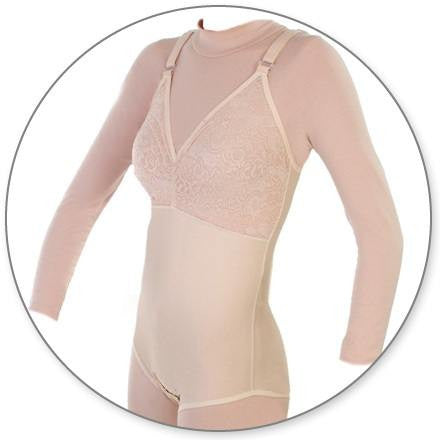 Brief Body Shaper, Bra Top Without Zippers - Contour MD Style 32BNZ