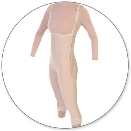 Style 35Z - Mid Calf Body Garment, Side Zippers