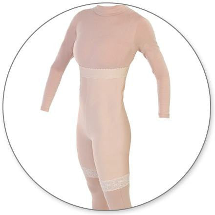 Mid Thigh Underbust Pull On Body Garment - Contour MD Style 38