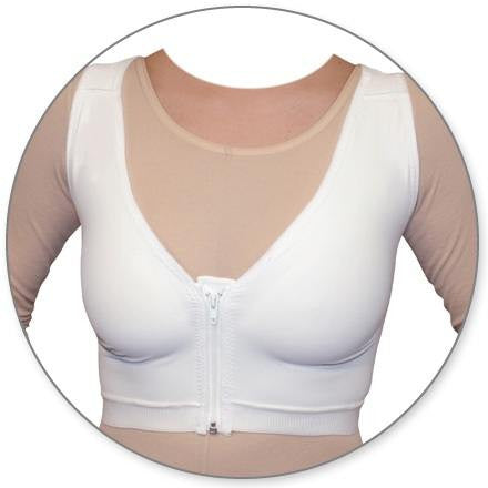 Sports Bra with Molded Cups, Front Zipper - Contour MD Style 42