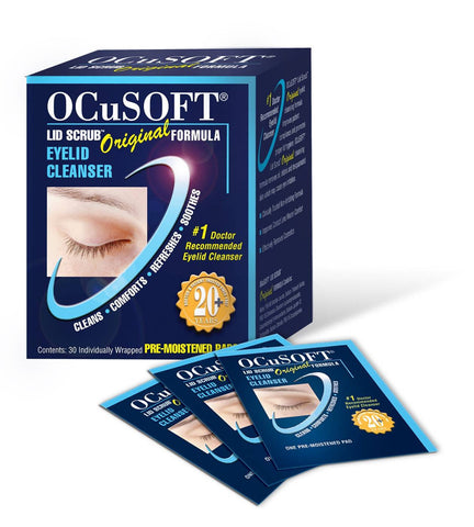 OCuSOFT Lid Scrub Original Pre-Moistened Pads (30/Ctn)